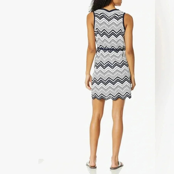 TRINA TURK Sleeveless Tie Front Wrap Tunic / Size Extra Small / - Picture 2 of 7